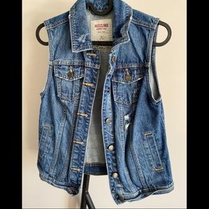 Mossimo Denim Vest